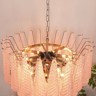 Aurora Lustre Rose Goutte Rosée Cascadant Romantique