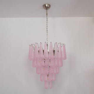 Aurora Lustre en Verre Rose Luxe