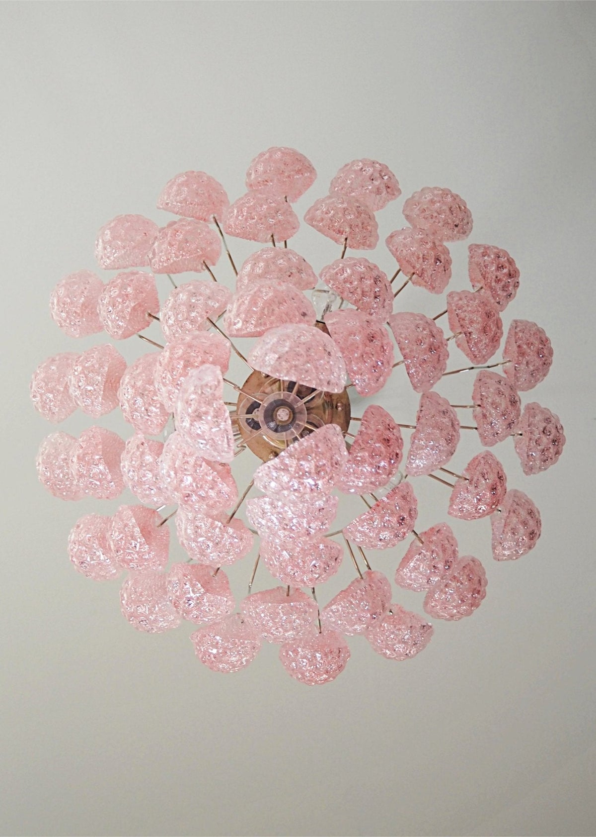 Perria Lustre en Verre Rose Luxe