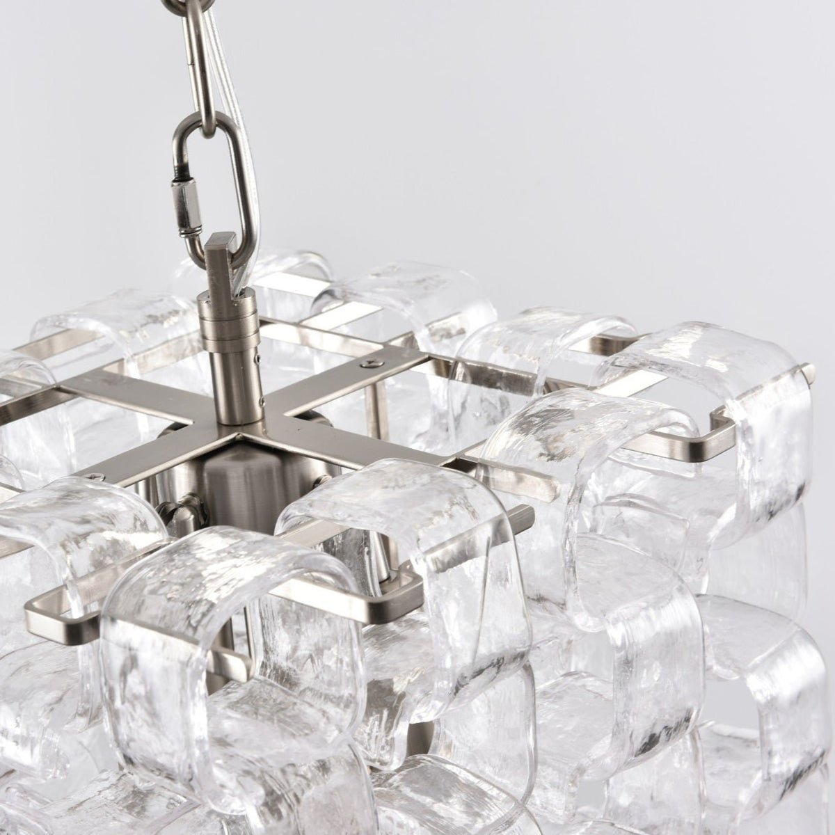 Valuna Lustre en Verre de Murano Géométrique