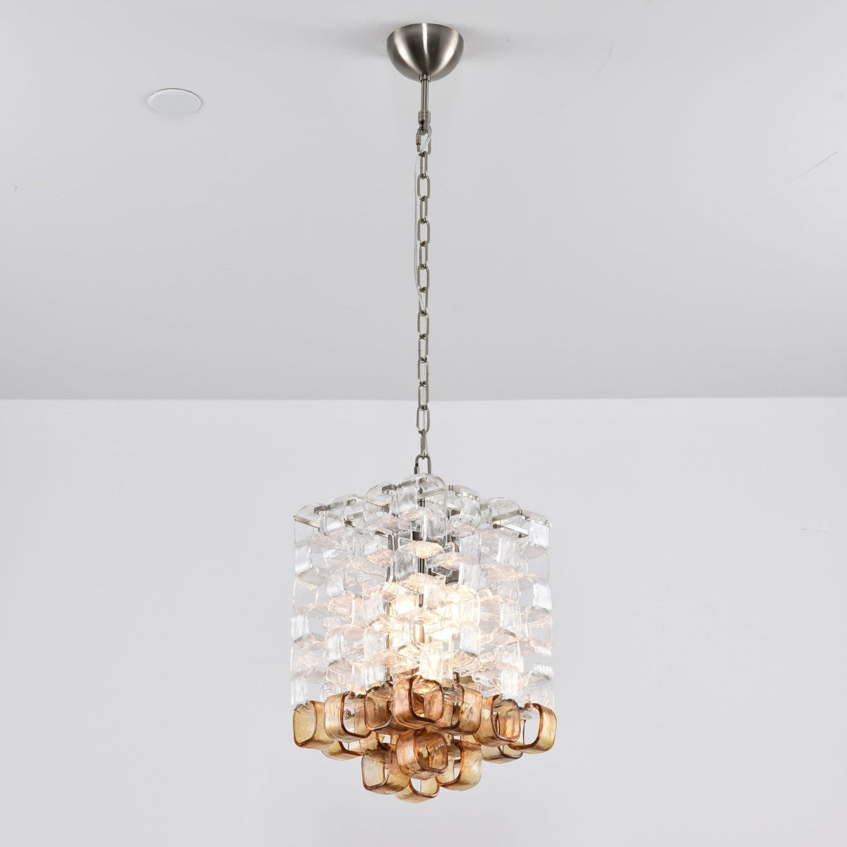 Valuna Lustre en Verre de Murano Géométrique