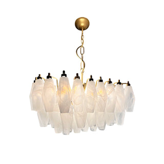 Ardoriel Lustre Postmoderne de Luxe Poliedri en Albâtre