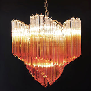 Evmararae Lustre en verre dégradé