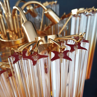Evmararae Lustre en verre dégradé