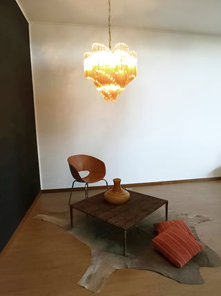 Evmararae Lustre en verre dégradé