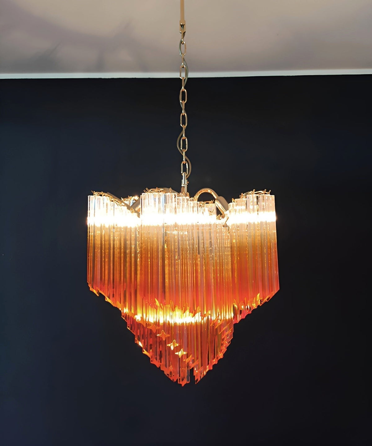 Evmararae Lustre en verre dégradé