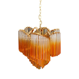 Evmararae Lustre en verre dégradé