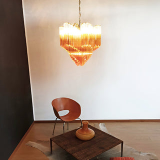 Evmararae Lustre en verre dégradé