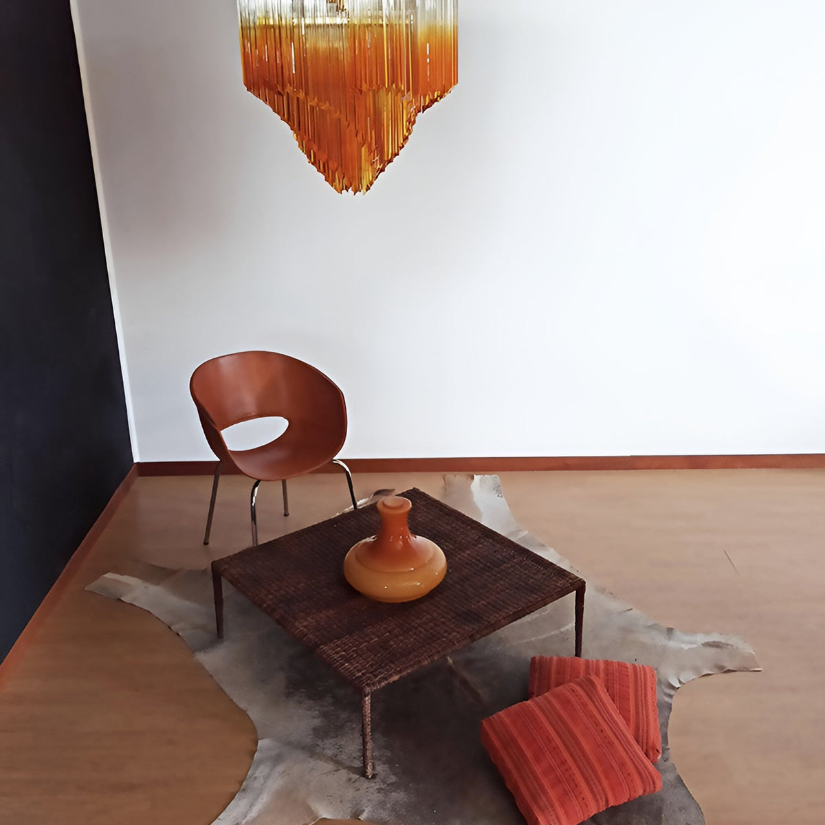 Evmararae Lustre en verre dégradé