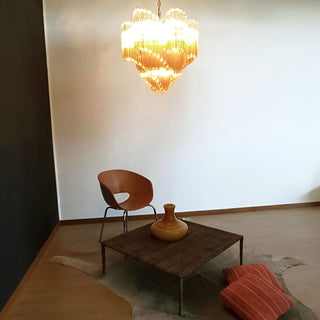 Evmararae Lustre en verre dégradé