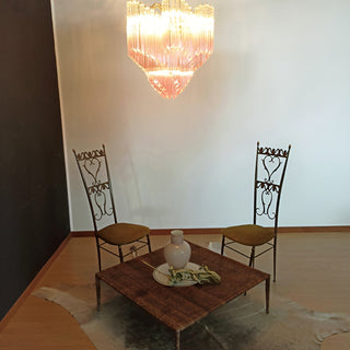 Evmararae Lustre en verre dégradé