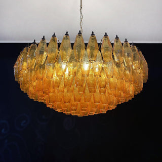 Murano Lustre Ambre Superposé Ovale