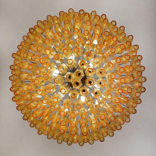 Murano Lustre Ambre Superposé Ovale