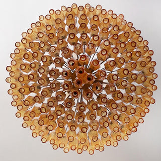 Murano Lustre Ambre Superposé Ovale