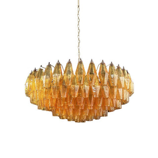 Murano Lustre Ambre Superposé Ovale