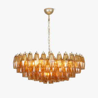 Murano Lustre Ambre Superposé Ovale