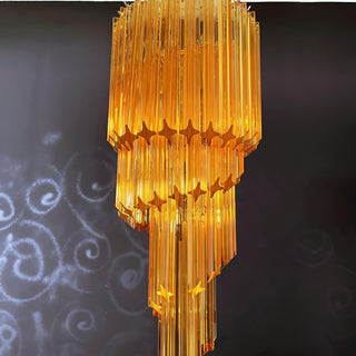 Aurora Lustre Spiral Prism Rose Superposé