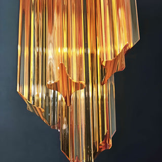 Aurora Lustre Spiral Prism Rose Superposé