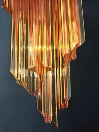 Aurora Lustre Spiral Prism Rose Superposé
