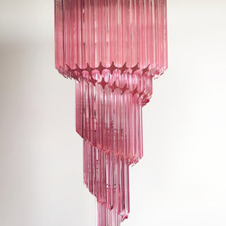 Aurora Lustre Spiral Prism Rose Superposé