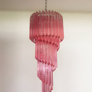 Aurora Lustre Spiral Prism Rose Superposé
