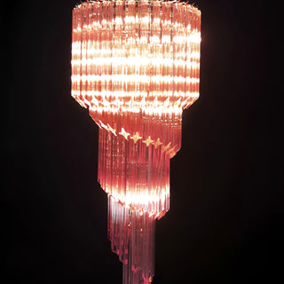 Aurora Lustre Spiral Prism Rose Superposé