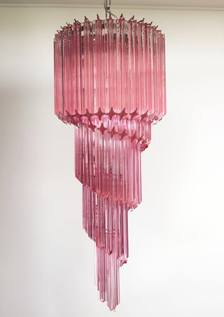 Aurora Lustre Spiral Prism Rose Superposé