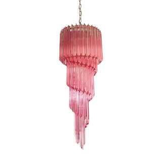 Aurora Lustre Spiral Prism Rose Superposé