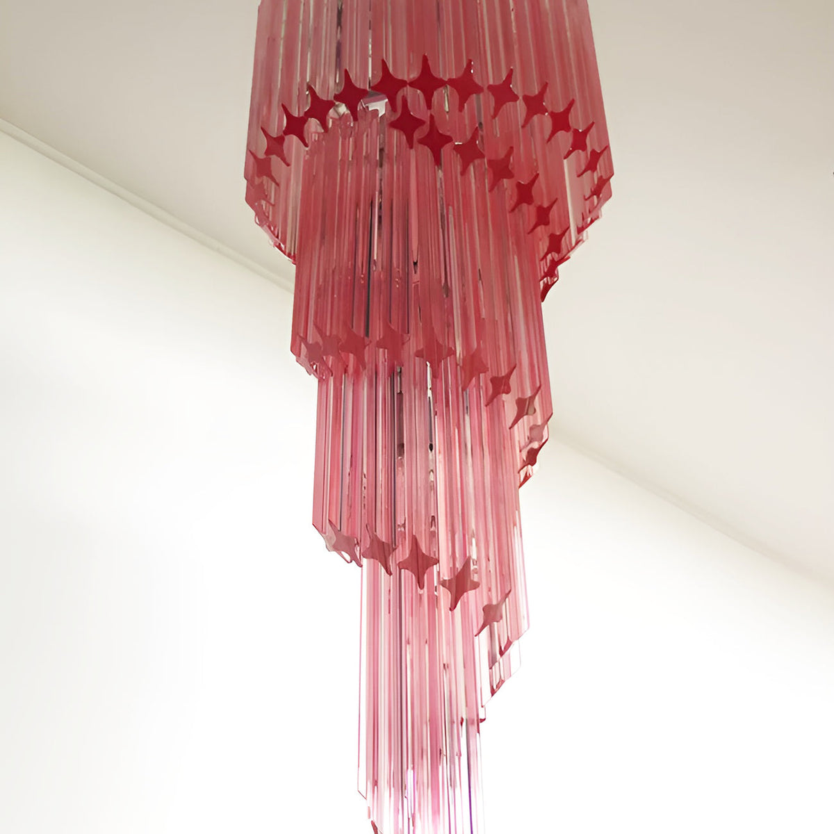 Rivena Lustre Spiral Prism Rose Superposé