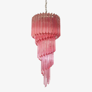 Aurora Lustre Spiral Prism Rose Superposé