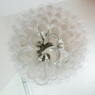 Aurora Lustre Pétales en Verre de Murano Vintage-Luire