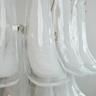 Aurora Lustre Pétales en Verre de Murano Vintage-Luire