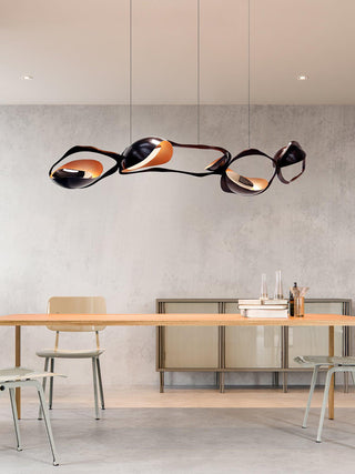 Lustra Suspension Lampe LED Artistique pour Salon