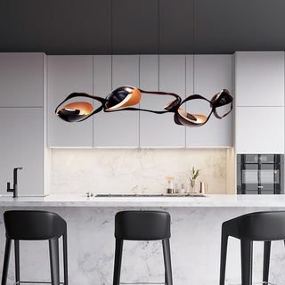 Lustra Suspension Lampe LED Artistique pour Salon