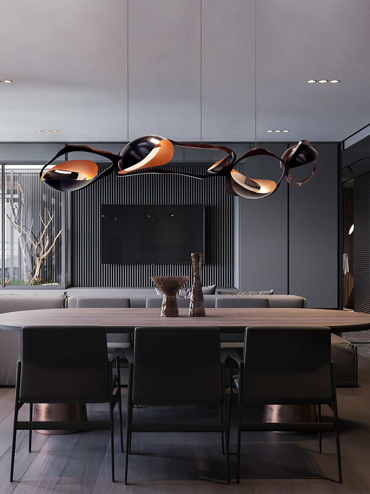 Veleira Suspension Lampe LED Artistique pour Salon