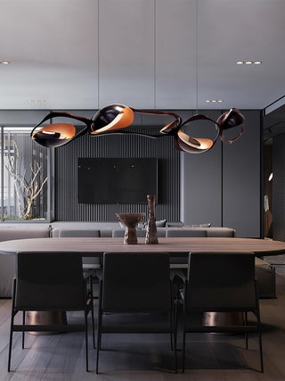Lustra Suspension Lampe LED Artistique pour Salon