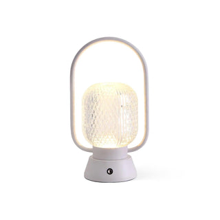 Lattice Modern Acrylic Table Lamp-Neutral Decor