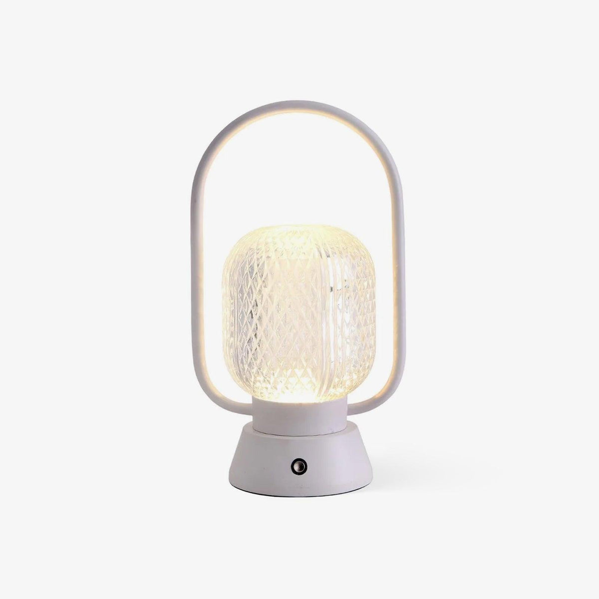 Lattice Modern Acrylic Table Lamp-Neutral Decor