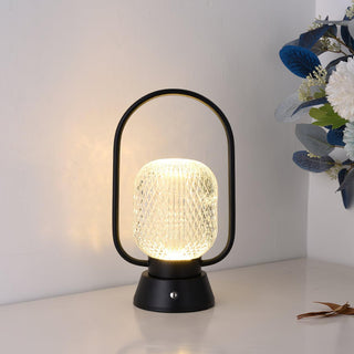 Lattice Modern Acrylic Table Lamp-Neutral Decor