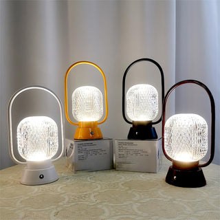 Lattice Modern Acrylic Table Lamp-Neutral Decor
