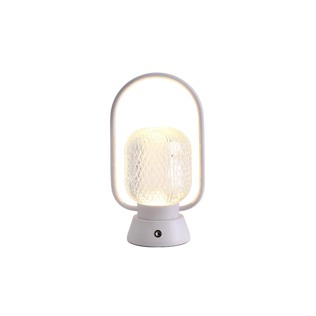 Lattice Modern Acrylic Table Lamp-Neutral Decor