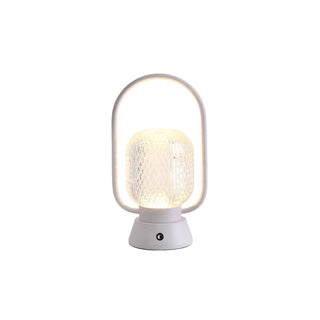 Lattice Modern Acrylic Table Lamp-Neutral Decor