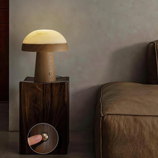 Nexore Lampe de Table en Bois