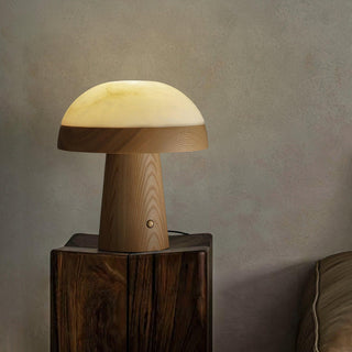Nexore Lampe de Table en Bois