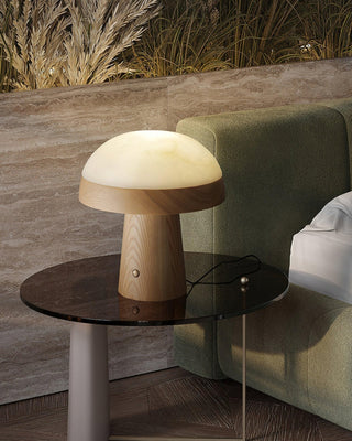 Nexore Lampe de Table en Bois