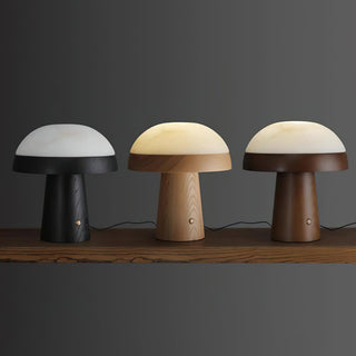 Nexore Lampe de Table en Bois