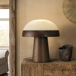 Nexore Lampe de Table en Bois