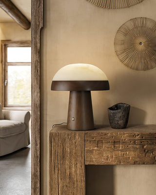 Nexore Lampe de Table en Bois
