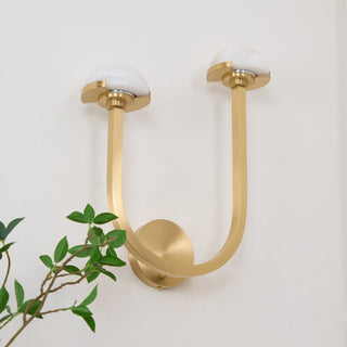Vitalira Applique Murale Double en Albâtre