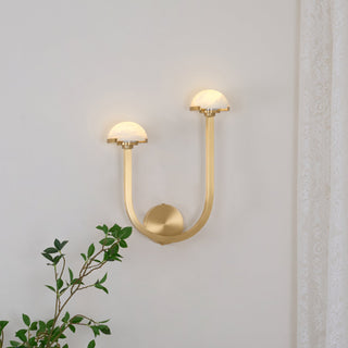 Vitalira Applique Murale Double en Albâtre